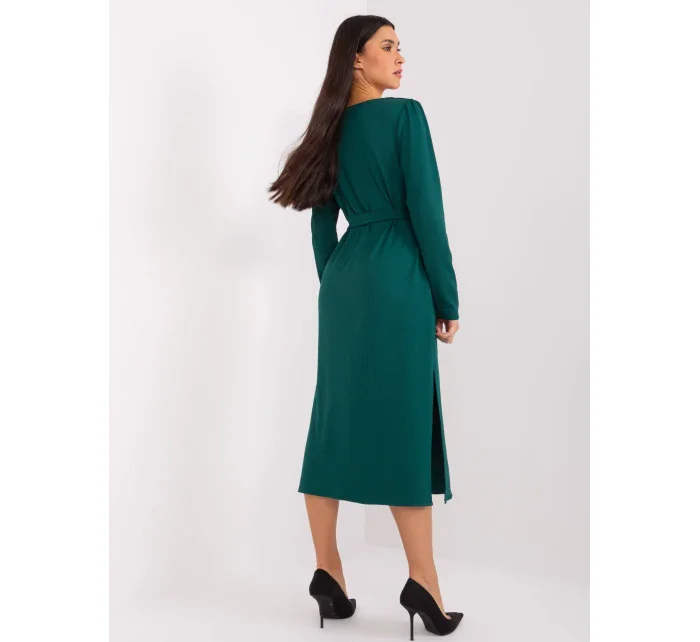 LK SK 509447 šaty.75P tmavě zelená