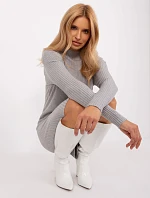 PM SK PM319 šaty.19 šedá