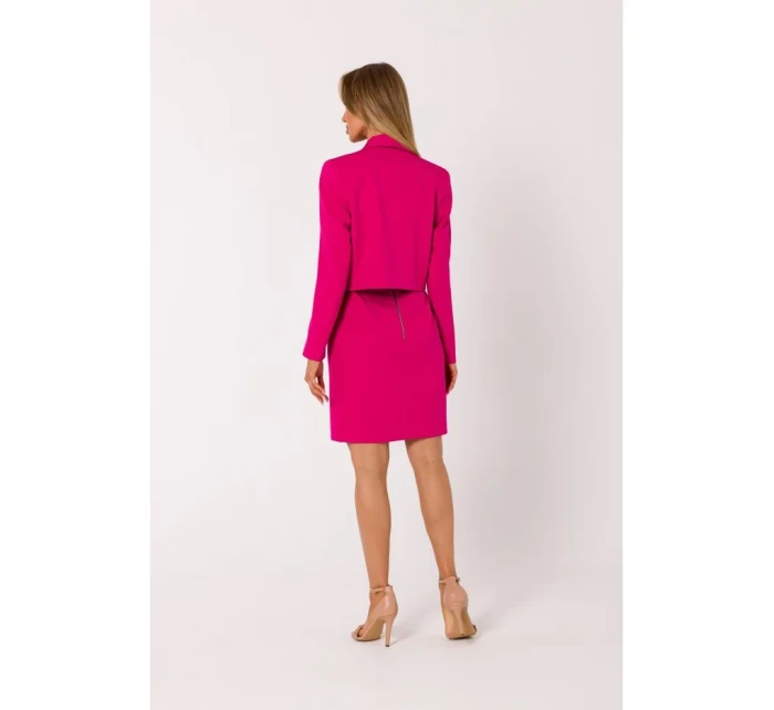 M745 Krátká bunda - fuchsiová