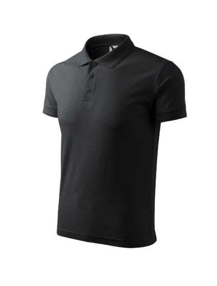 Pique Polo polokošile pánská ebony gray Pique Polo polokošile pánská ebony gray