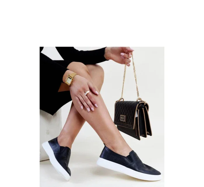 Dámská sportovní obuv TQ2401 / 207317 Černá s bílou - Gemre