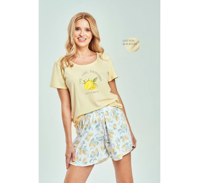 3531 DÁMSKÉ PYŽAMO KRÁTKÉ FRIDA S-XL 3531 DÁMSKÉ PYŽAMO KRÁTKÉ FRIDA S-XL