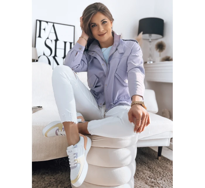 Dámská bunda bomber SISI fialová FashionStreet TY3426