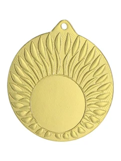 Medal złoty ogólny z miejscem na emblemat 25 mm - stalowy