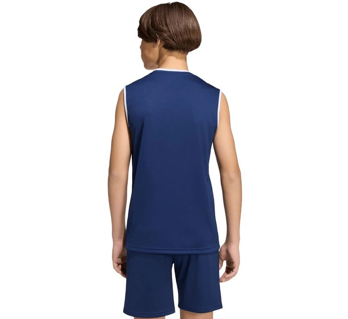 Adidas Entrada 26 dětské tričko bez rukávů tmavě modré KB3936 Adidas Entrada 26 dětské tričko bez rukávů tmavě modré KB3936