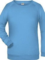 Daiber JN 793 Dámská raglánová mikina 02.0793 sky blue