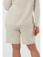 Italská móda Madri krep barva: béžová Italská móda Madri krep barva: béžová