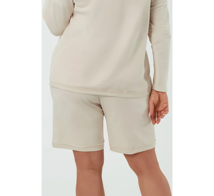 Italská móda Madri krep barva: béžová Italská móda Madri krep barva: béžová