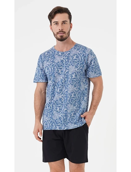 Pánské pyžamo šortky model 22408432 - Vienetta MAN Pánské pyžamo šortky model 22408432 - Vienetta MAN