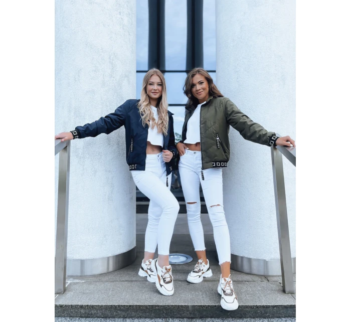 HERA FashionStreet dámský tmavě modrý bomber TY3784 HERA FashionStreet dámský tmavě modrý bomber TY3784