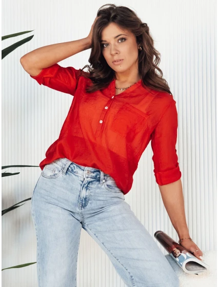 Dámská košile LUNA červená FashionStreet RY2323