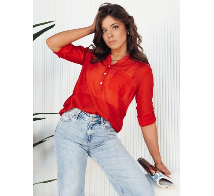 Dámská košile LUNA červená FashionStreet RY2323