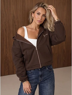 Bluza damska z kapturem rozpinana ocieplana model 22544857 - FashionStreet