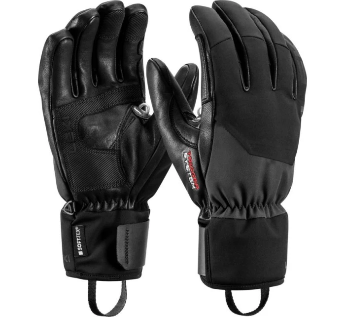 Lyžařské rukavice Leki Hevon Thermo 3D - černé