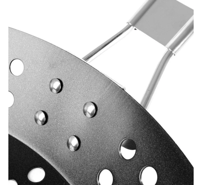 GRILOVACÍ PÁNEV SE SKLOPNOU NEPŘILNAVOU RUKOJETÍ ČERNÁ