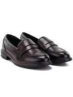 Kožené polobotky typu loafers „lords“ v hnědé barvě Vinceza 133119 Kožené polobotky typu loafers „lords“ v hnědé barvě Vinceza 133119