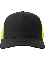 Atlantis Headwear Rapper Cotton-S 5 panelová Trucker kšiltovka 33.0260 black/yellow fluo Atlantis Headwear Rapper Cotton-S 5 panelová Trucker kšiltovka 33.0260 black/yellow fluo