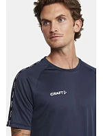 Craft Teamwear Squad Go Contrast Jersey M Pánské kontrastní sportovní tričko 82.2725 bright red/express Craft Teamwear Squad Go Contrast Jersey M Pánské kontrastní sportovní tričko 82.2725 bright red/express
