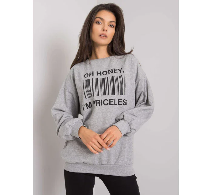 Mikina EM BL 536/1U.84P šedá