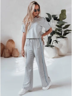 Dámská tepláková souprava oversize SPORT LIKE šedá FashionStreet AY1145