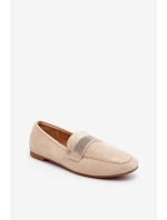 Dámské mokasíny s v béžové barvě model 21643349 - Boto Dámské mokasíny s v béžové barvě model 21643349 - Boto