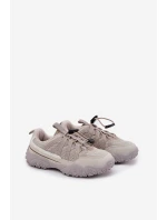 Dětské tenisky se stahováním světle béžové Nanelita