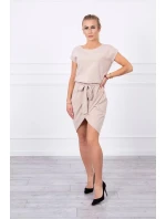 Šaty s dole béžové  model 21129993 - Kesi
