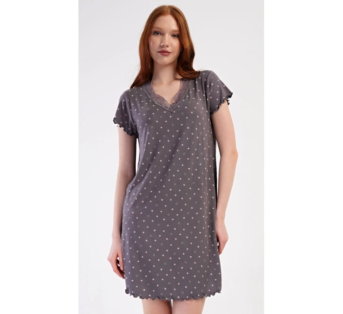 Dámská noční košile s krátkým rukávem Samanta Dámská noční košile s krátkým rukávem Samanta