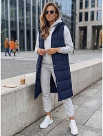 Dámská prošívaná vesta ELLA navy blue FashionStreet TY3034