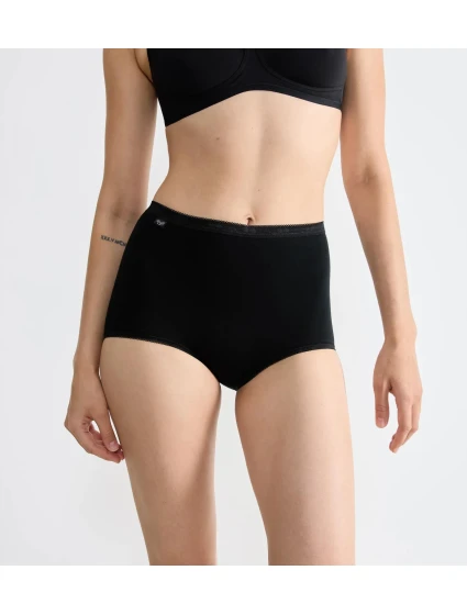 sloggi Basic+ Maxi 4P - BLACK - SLOGGI BLACK - SLOGGI