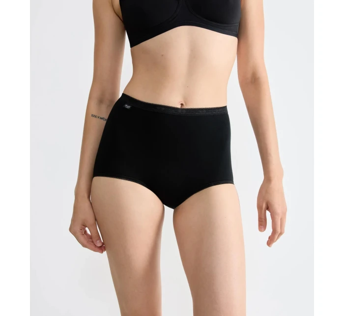 sloggi Basic+ Maxi 4P - BLACK - SLOGGI BLACK - SLOGGI