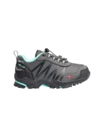 Trollkids Kids Trolltunga Hiker Low anthracite/mint nepromokavé turistické boty pro chlapce/dívky (155-609)