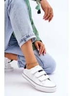 Žené tenisky na suchý zip Big Star LL274A207 Bíle Žené tenisky na suchý zip Big Star LL274A207 Bíle