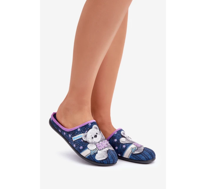 Dámské domácí pantofle  Námořnická modrá model 21681235 - Inblu
