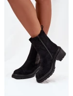Dámské Zateplené Kotníkové Boty Na Klíně Černé Zoralia Dámské Zateplené Kotníkové Boty Na Klíně Černé Zoralia
