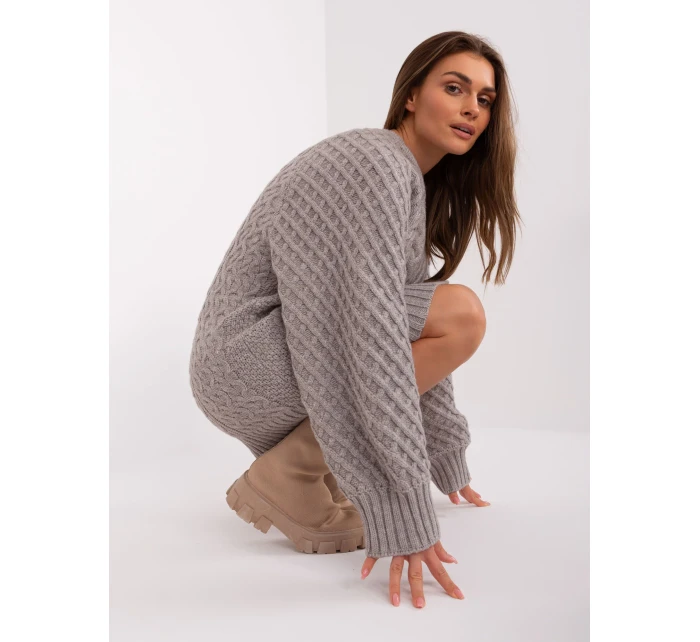 Sweter AT SW  szary model 18884828 - FPrice