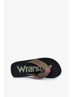 Pánské žabky WRANGLER ZANE FLIPFLOP MEN LOW – zelené