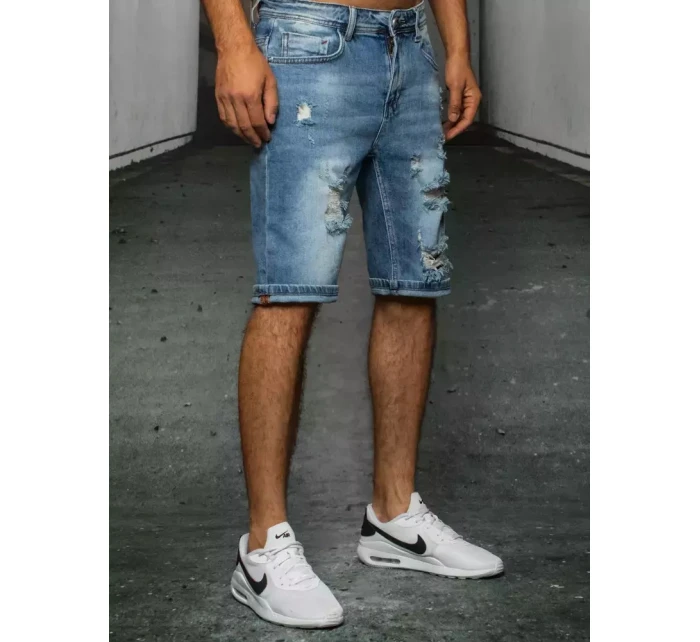 FashionStreet pánské modré džínové šortky SX1516 FashionStreet pánské modré džínové šortky SX1516