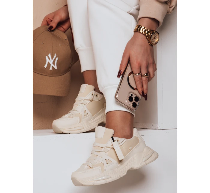 Dámské sportovní tenisky RUNKIK beige FashionStreet ZY0673
