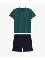 Pánské pyžamo Atlantic NMP-379 kr/r S-2XL Pánské pyžamo Atlantic NMP-379 kr/r S-2XL