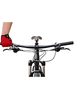 CYKLISTICKÉ RUKAVICE DUNLOP SENIOR R.L - ČERVENÉ