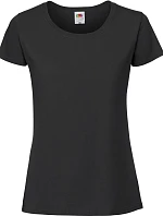 Fruit of the Loom Lady-Fit Iconic 195 T Dámské tričko z těžké bavlny 16.1424 black