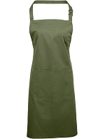 Premier PR 154 Zástěra s laclem a kapsou na břiše "Colours" 39.0154 olive Premier PR 154 Zástěra s laclem a kapsou na břiše "Colours" 39.0154 olive