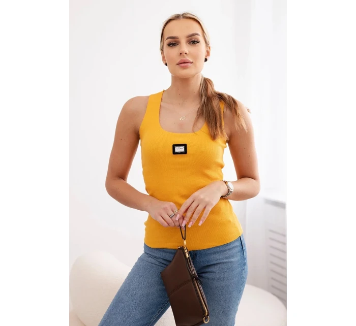 Žebrovaná halenka s model 18743038 - K-Fashion Žebrovaná halenka s model 18743038 - K-Fashion