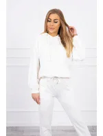 Tepláková souprava s kapucí ecru Tepláková souprava s kapucí ecru