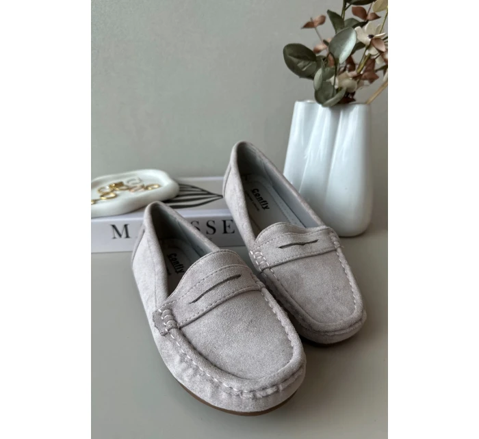 Dámské semišové mokasíny fialové model 21659341 - Boto Dámské semišové mokasíny fialové model 21659341 - Boto