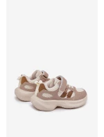 Dětské Sportovní Boty Tenisky Na Suchý Zip Béžové model 21700767 - Boto Dětské Sportovní Boty Tenisky Na Suchý Zip Béžové model 21700767 - Boto