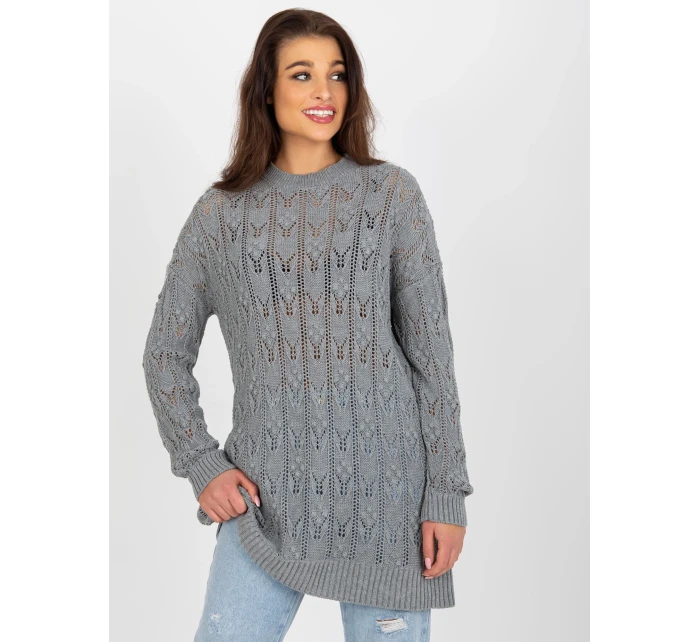 Dámský svetr BA SW 9000 .31P šedá - FPrice Dámský svetr BA SW 9000 .31P šedá - FPrice