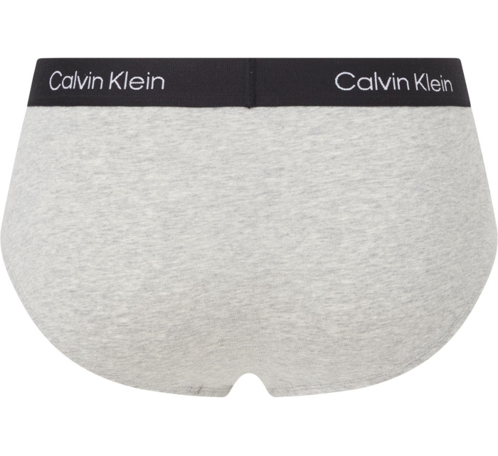 Pánské slipy 3 Pack Briefs CK96 000NB3527A6H3 černá/bílá/šedá - Calvin Klein