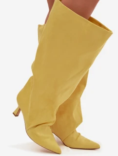 Kozačky na podpatku  model 225196 Step in style